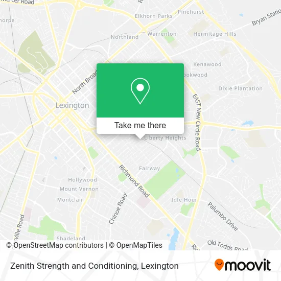 Zenith Strength and Conditioning map