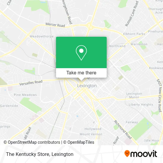 The Kentucky Store map