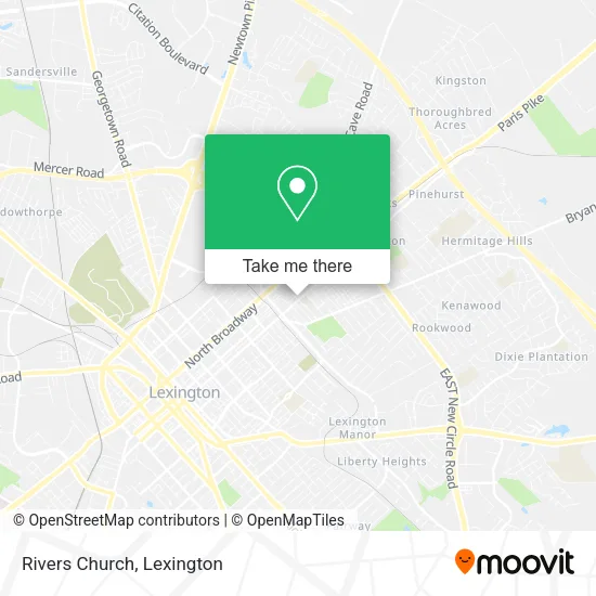 Rivers Church map