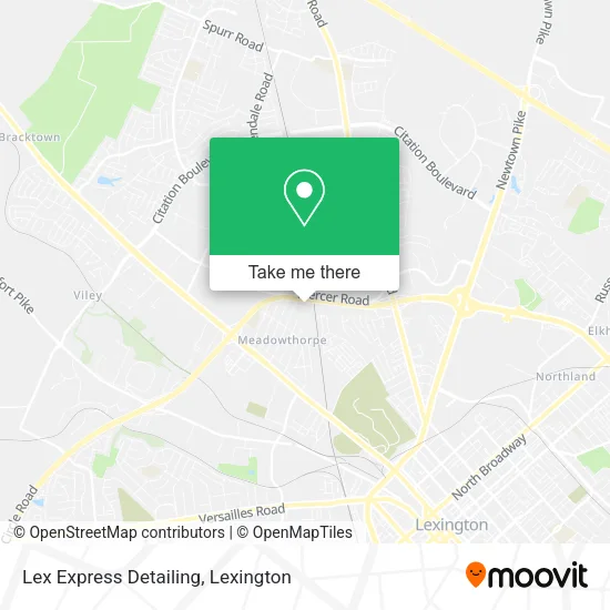 Lex Express Detailing map