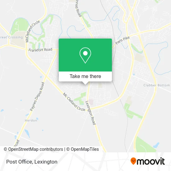 Post Office map