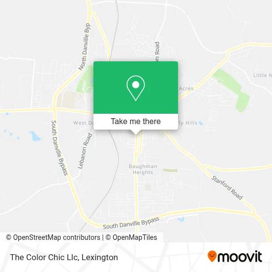 The Color Chic Llc map