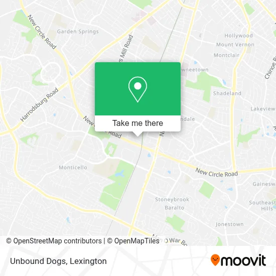 Unbound Dogs map
