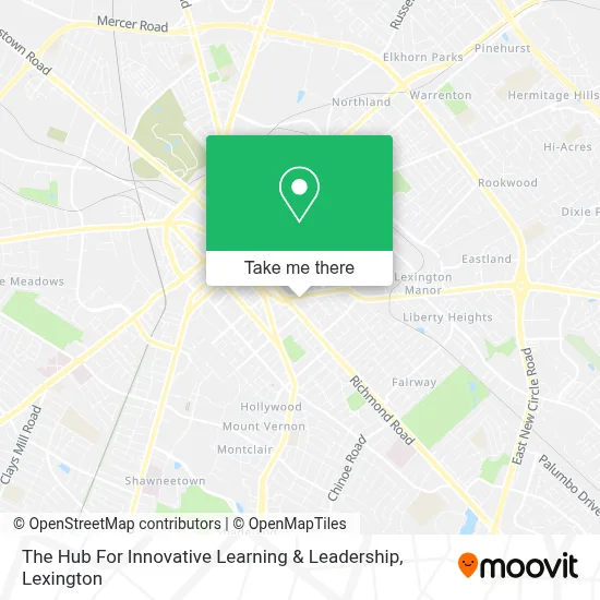 The Hub For Innovative Learning & Leadership map