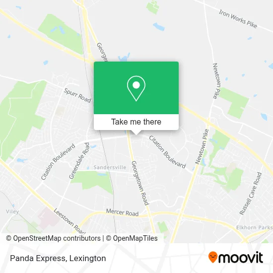 Panda Express map