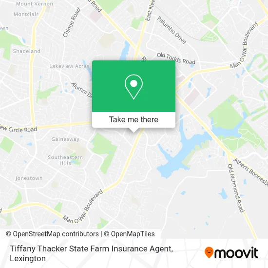 Tiffany Thacker State Farm Insurance Agent map