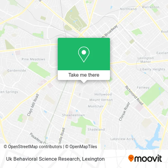 Uk Behavioral Science Research map