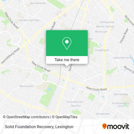 Solid Foundation Recovery map