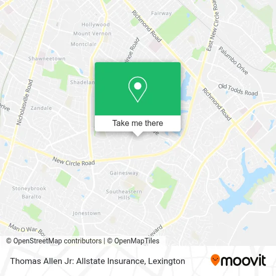 Thomas Allen Jr: Allstate Insurance map
