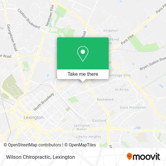 Wilson Chiropractic map