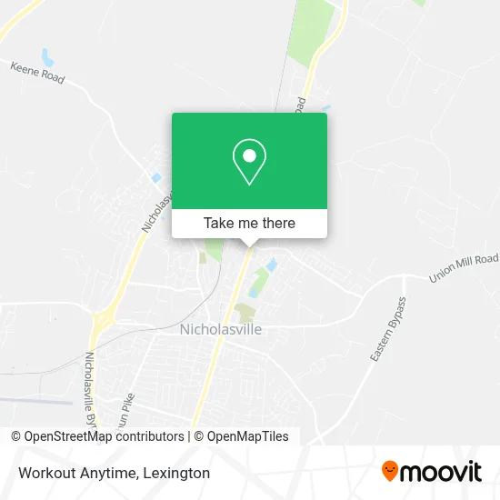 Workout Anytime map