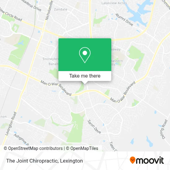 The Joint Chiropractic map