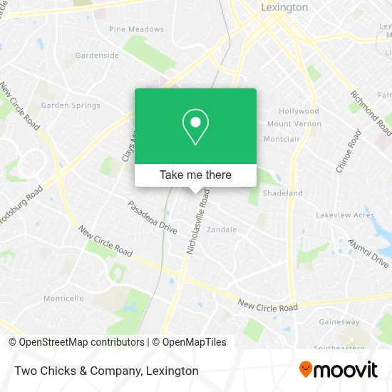 Two Chicks & Company map
