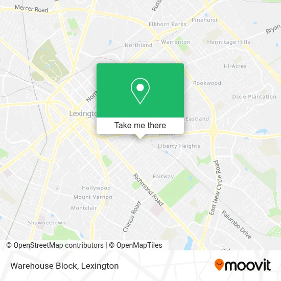 Warehouse Block map