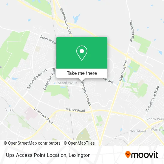 Ups Access Point Location map