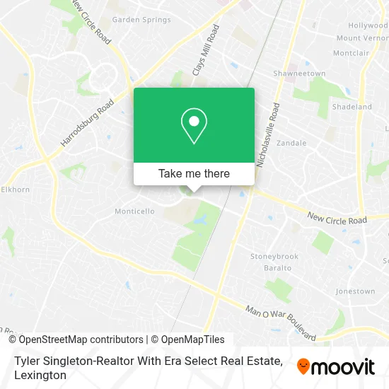 Tyler Singleton-Realtor With Era Select Real Estate map
