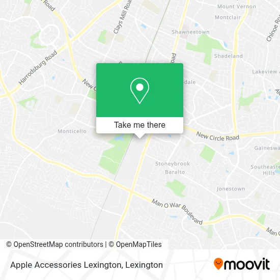 Apple Accessories Lexington map