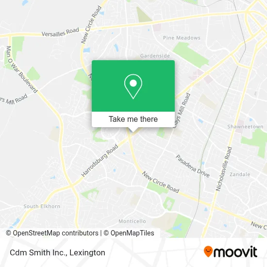 Cdm Smith Inc. map