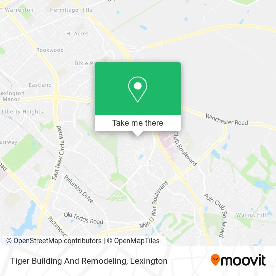 Tiger Building And Remodeling map
