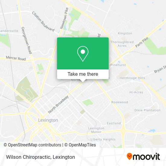 Wilson Chiropractic map