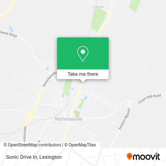 Sonic Drive In map