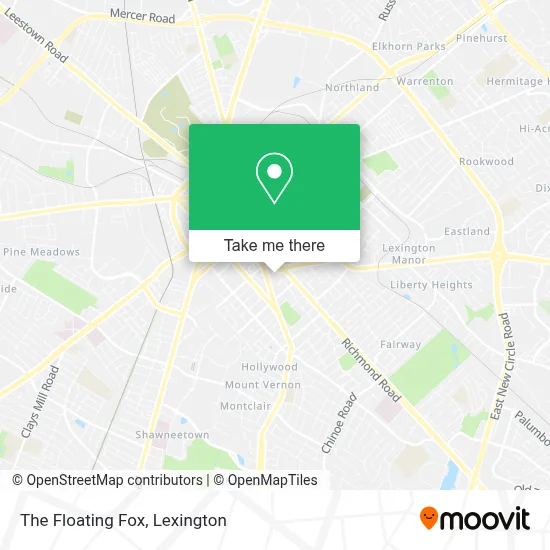 The Floating Fox map