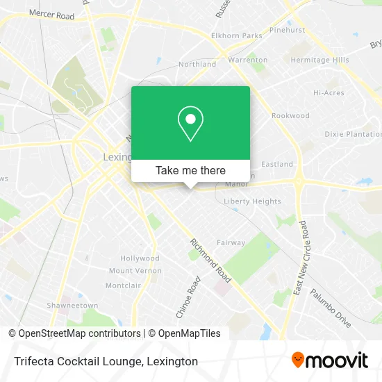 Trifecta Cocktail Lounge map