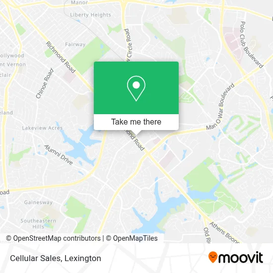 Cellular Sales map
