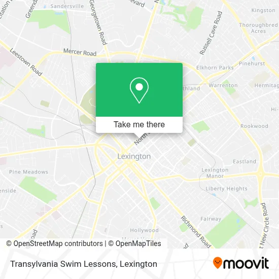 Transylvania Swim Lessons map