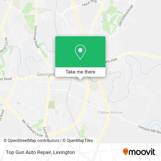 Top Gun Auto Repair map