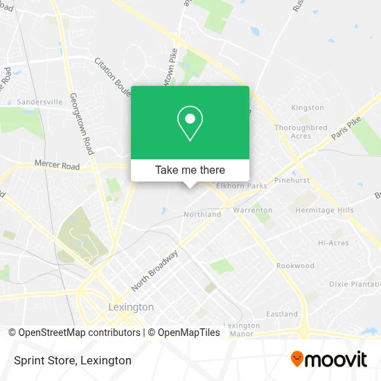 Sprint Store map