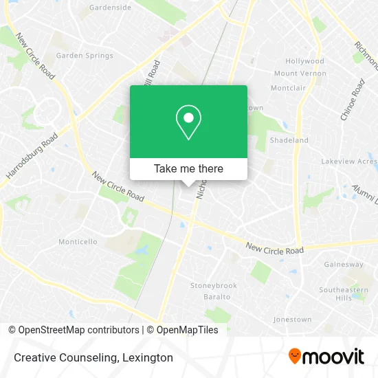 Creative Counseling map
