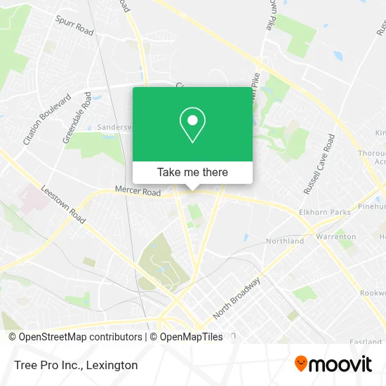 Tree Pro Inc. map
