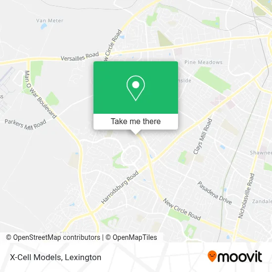 X-Cell Models map