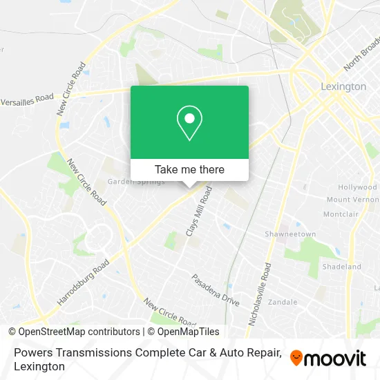 Powers Transmissions Complete Car & Auto Repair map