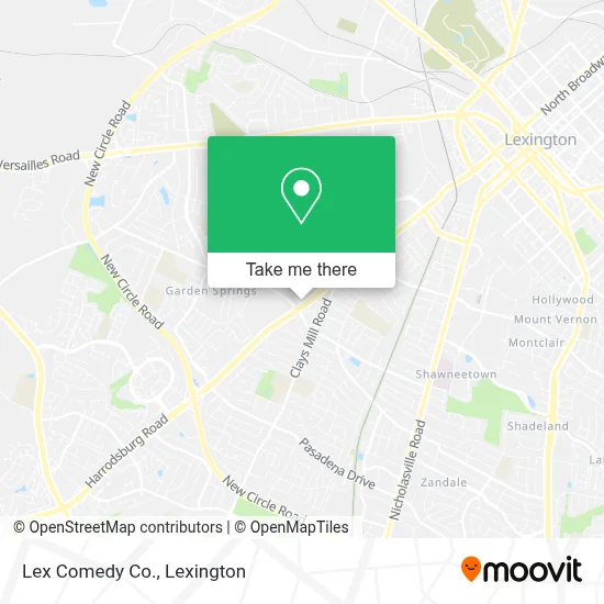 Lex Comedy Co. map