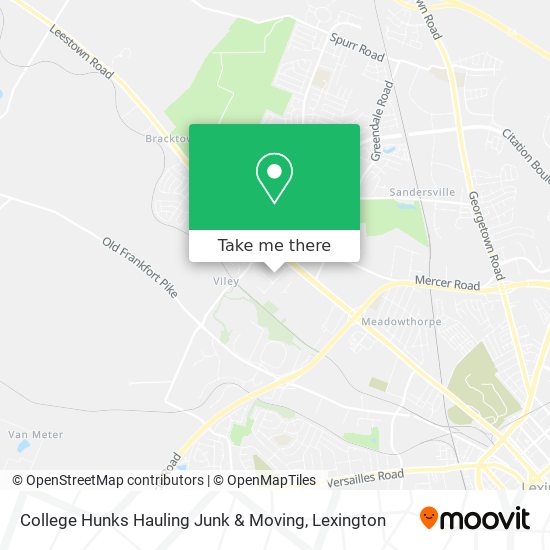 College Hunks Hauling Junk & Moving map