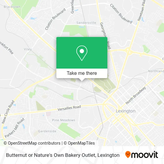 Mapa de Butternut or Nature's Own Bakery Outlet