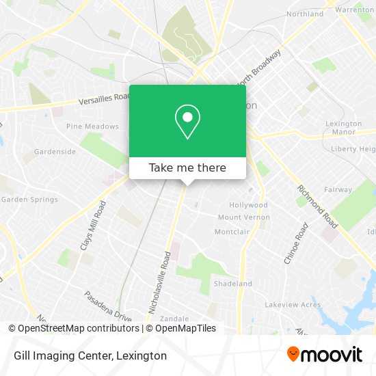 Mapa de Gill Imaging Center