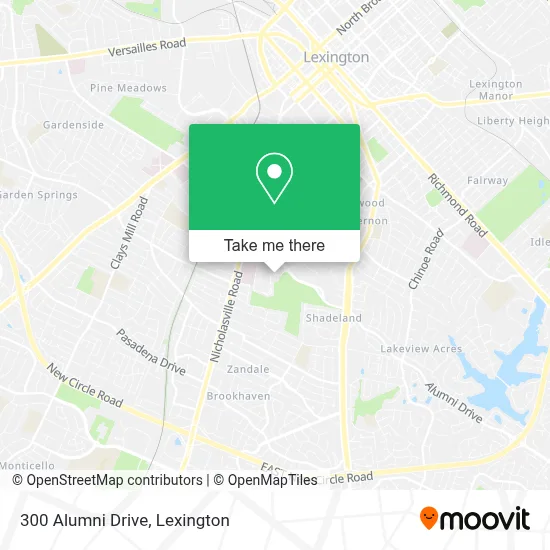 300 Alumni Drive map
