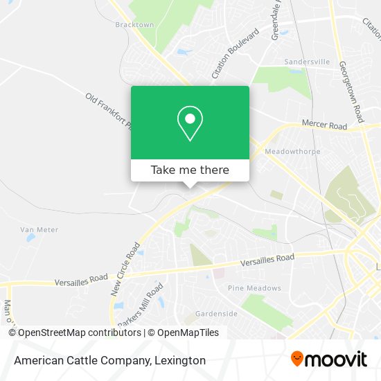 Mapa de American Cattle Company