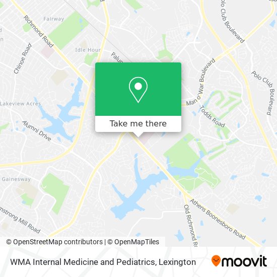 WMA Internal Medicine and Pediatrics map