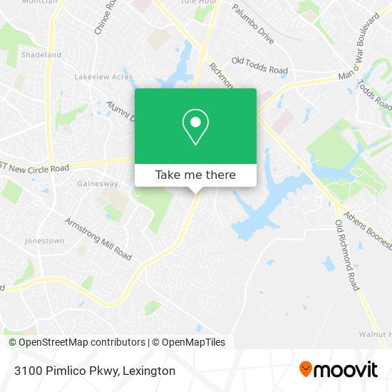 Mapa de 3100 Pimlico Pkwy