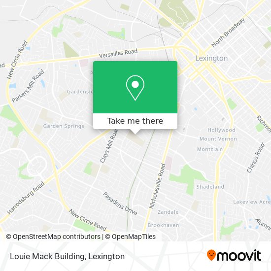 Mapa de Louie Mack Building