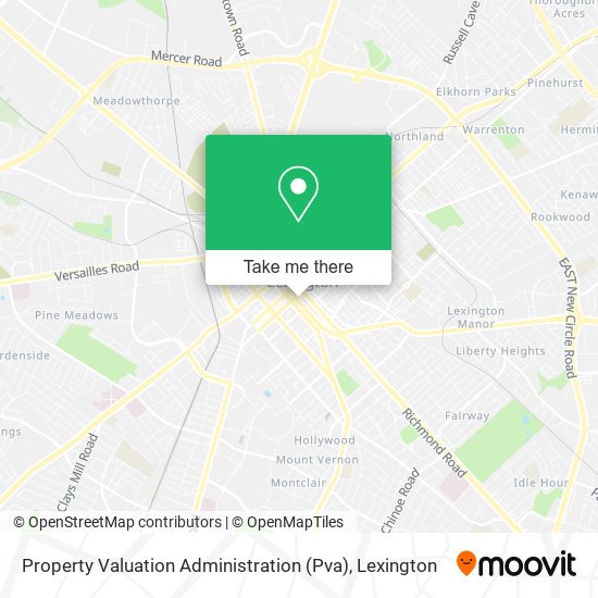 Property Valuation Administration (Pva) map