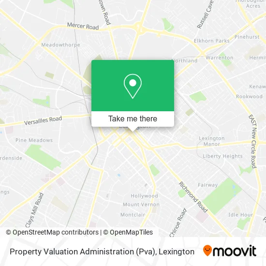 Property Valuation Administration (Pva) map