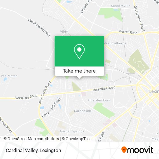Mapa de Cardinal Valley