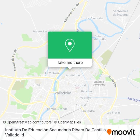Instituto De Educación Secundaria Ribera De Castilla map