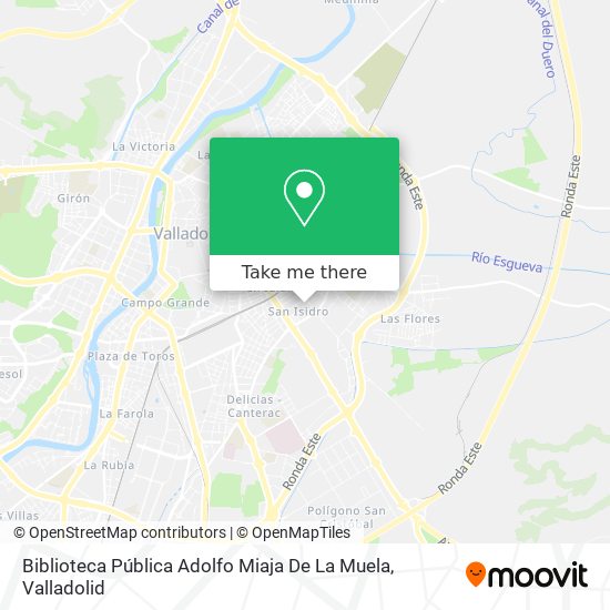 Biblioteca Pública Adolfo Miaja De La Muela map