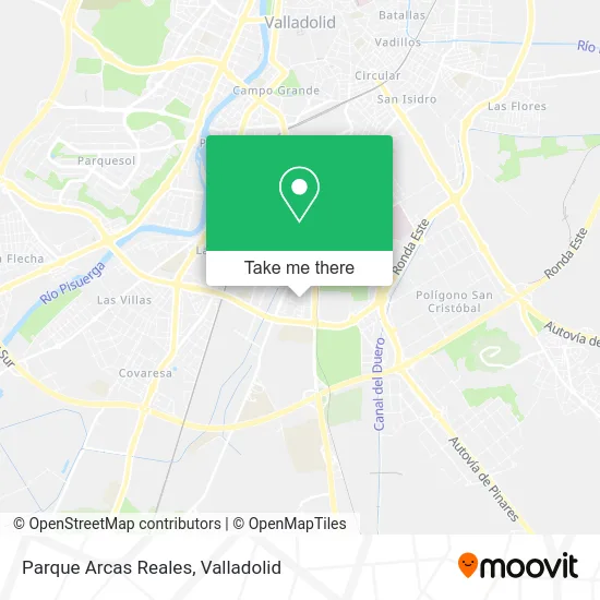 Parque Arcas Reales map